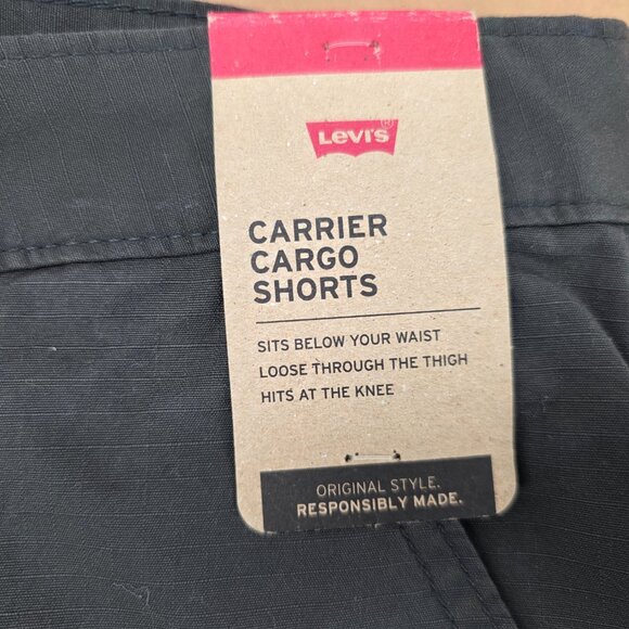 Levi's Mens Carrier Cargo Shorts Size 40 Gray 10" Inseam Outdoor Hiking - Picture 7 of 11
